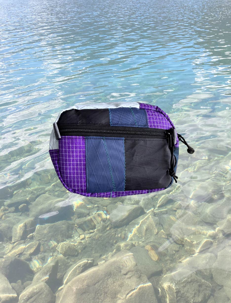 blue world belly bag
