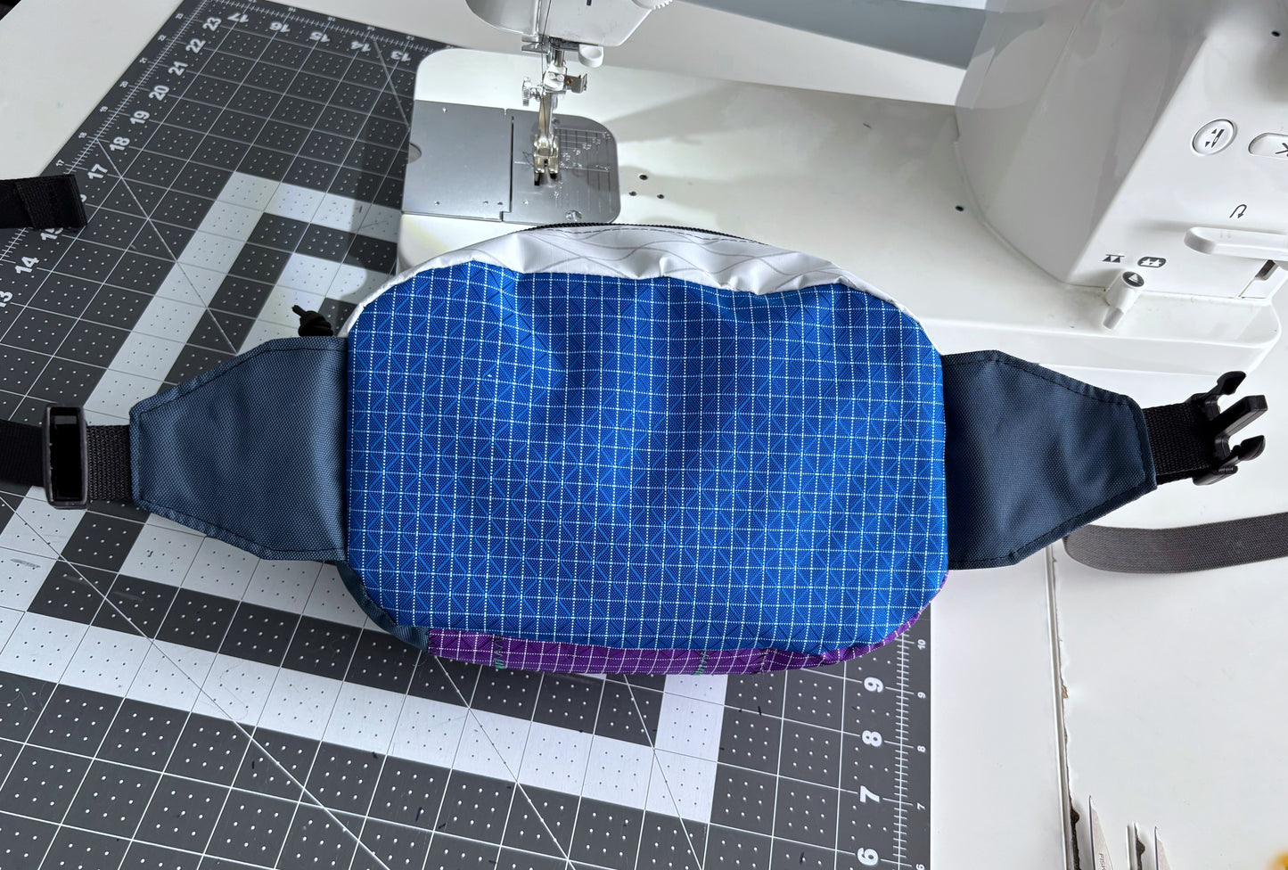 blue world belly bag