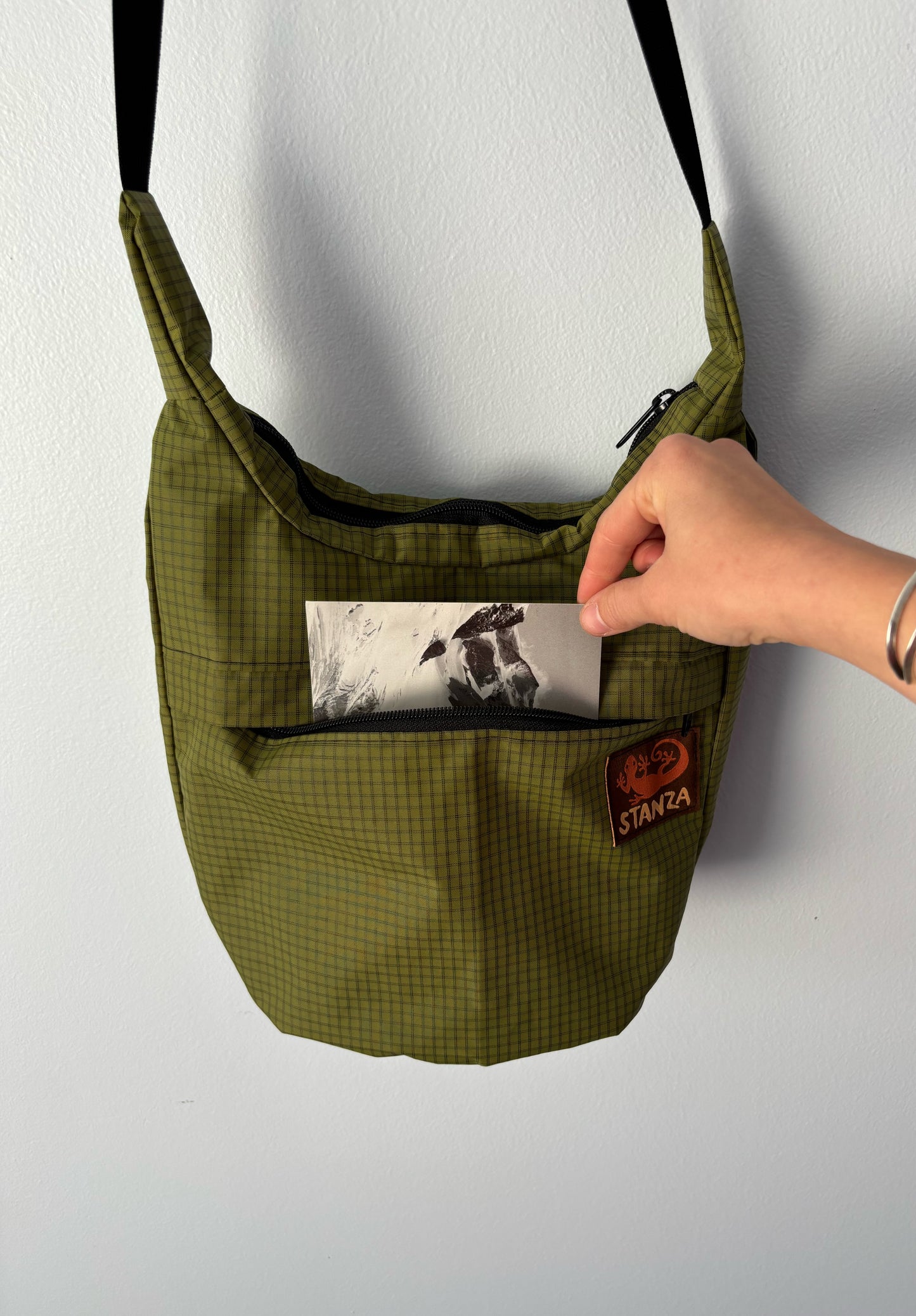 olive oil crossbody bag