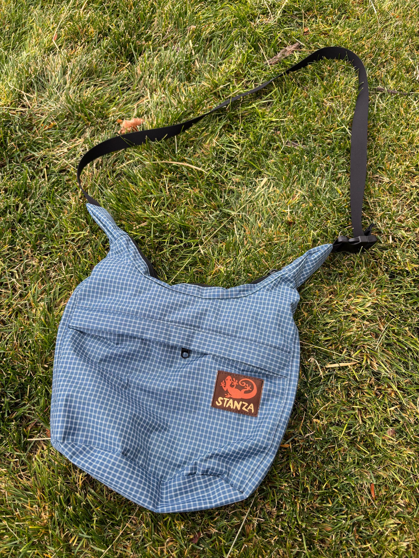 blue wave crossbody bag