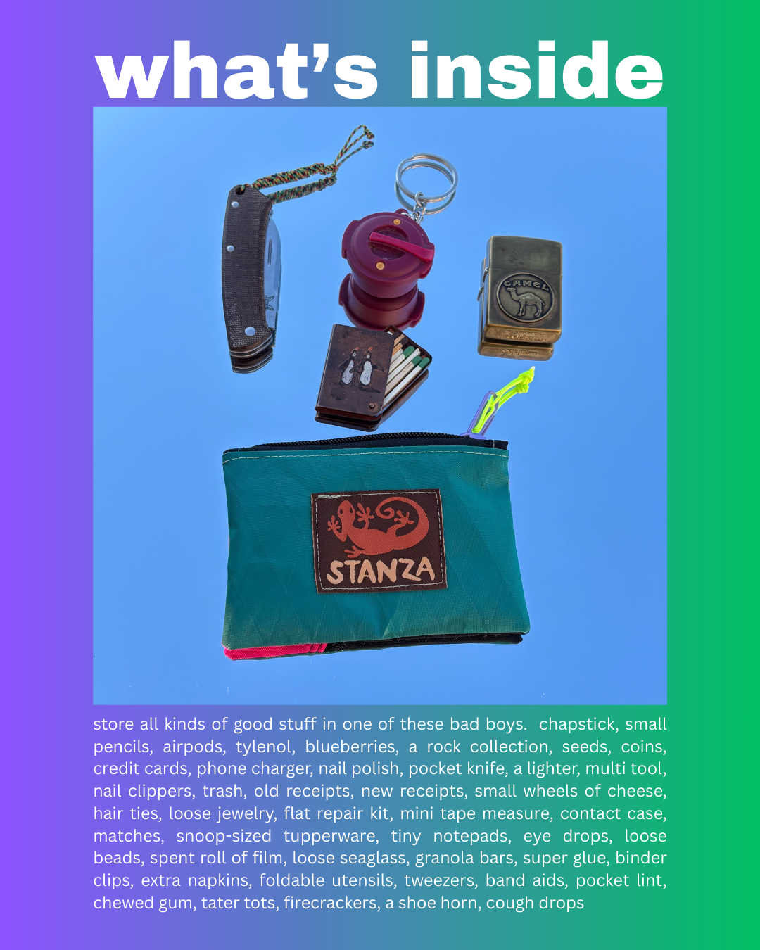 taste back mini pouch